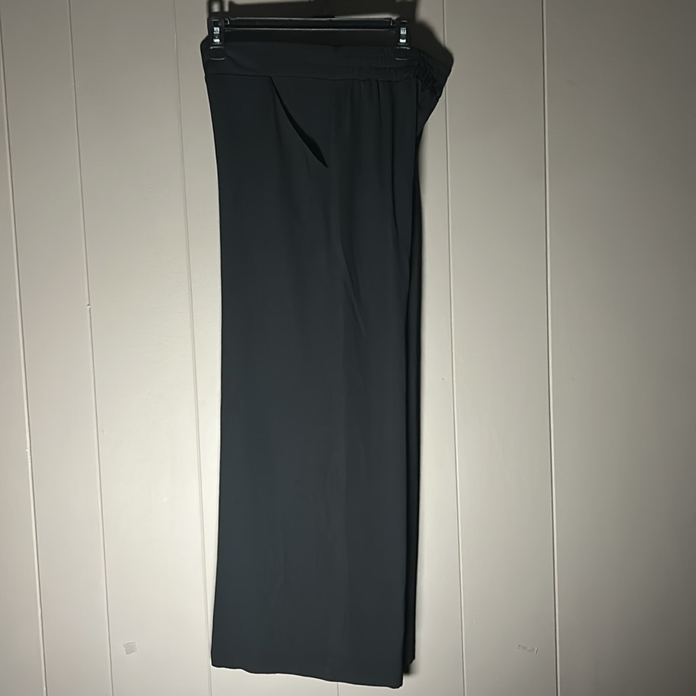 Max Studio Wide Leg Cropped Pants Women's Size S Beach Vibes Lightweight - Picture 7 of 11